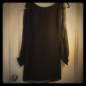 Black long sleeve dress.